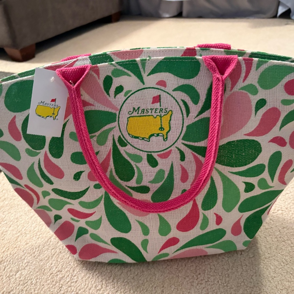 Masters Vibrant Pink and Green Tote